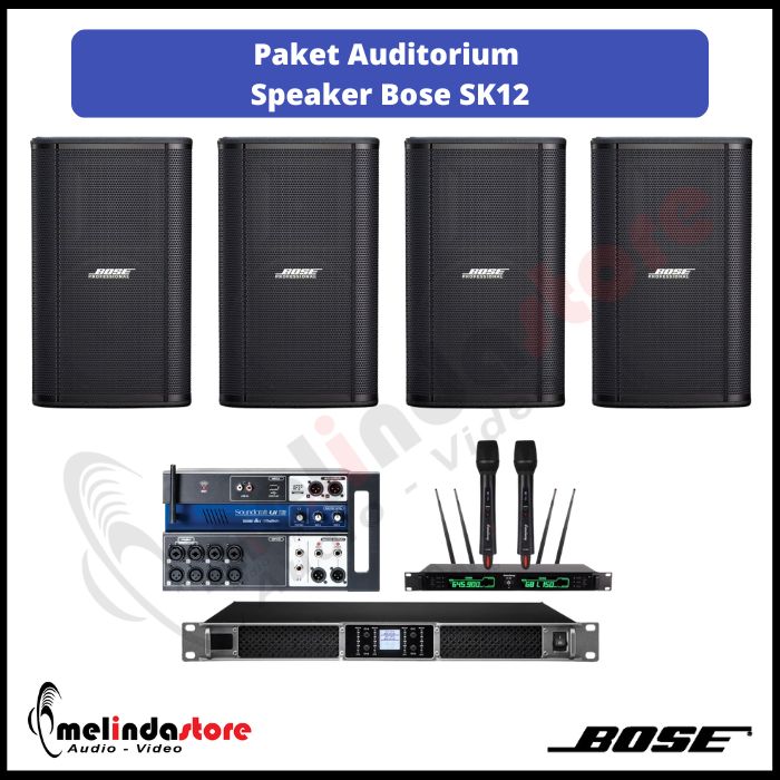 Paket Auditorium Speaker Bose Showtime SK12 | 4 Speaker Paket Auditorium Speaker Bose Showtime SK12 | 4 Speaker